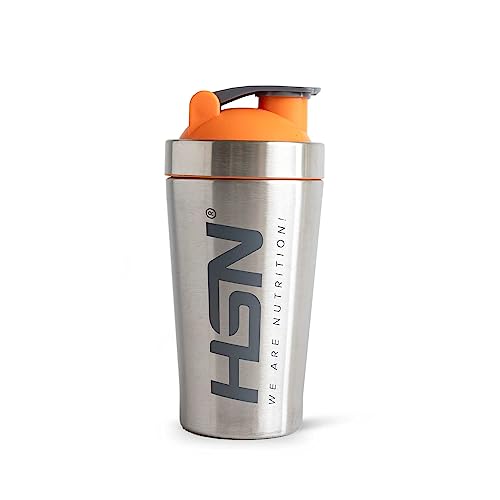 HSN Shaker We Are Nutrition! Acero Inoxidable | 500ml | Vaso Mezclador con Óptimo Sistema de Mezclado en la Tapa, Cierre Anti-Fugas | Sin Olores | Fácil Limpieza