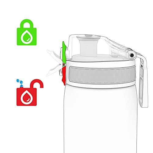 Ion8 Botella de agua delgada a prueba de fugas, sin BPA, capacidad de 500 ml, juego