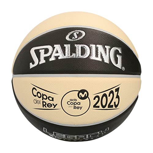 Spalding - Pelota de Baloncesto - Edición Limitada Copa del Rey 2023 - Oficial ACB Baloncesto - Tamaño Oficial (Caucho, 5)