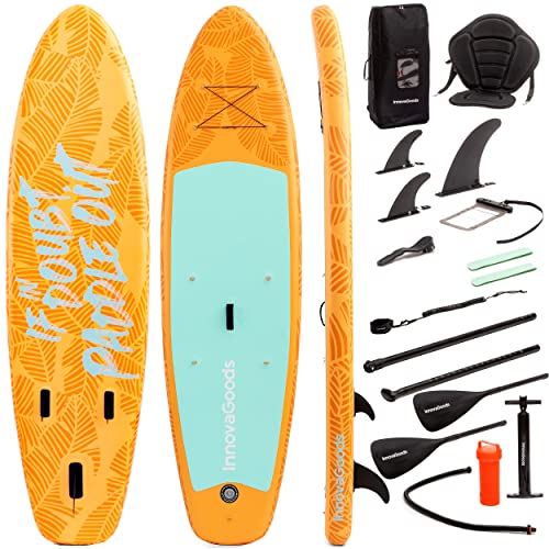 InnovaGoods® Tabla Paddle Surf Hinchable, Paddle Surf 10,5